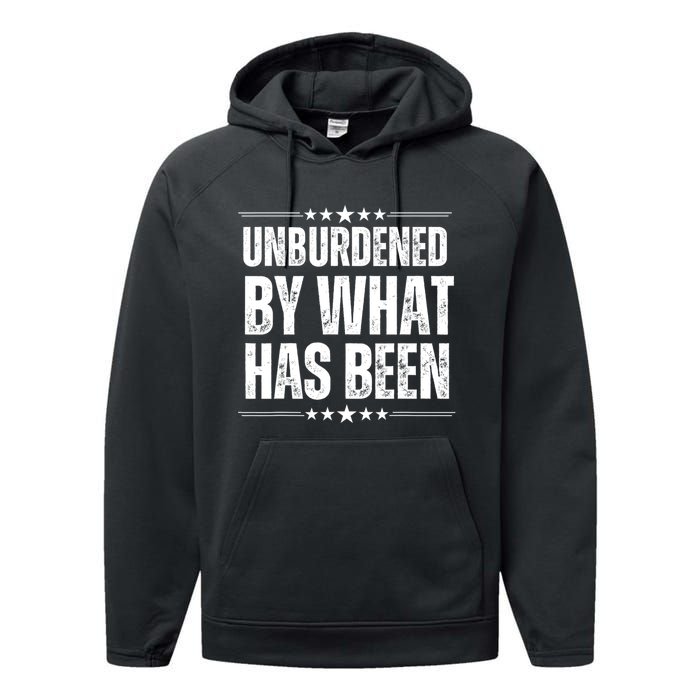 Unburdened By What Has Been Performance Fleece Hoodie