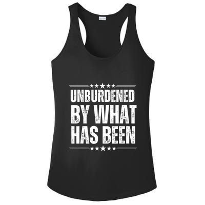 Unburdened By What Has Been Ladies PosiCharge Competitor Racerback Tank