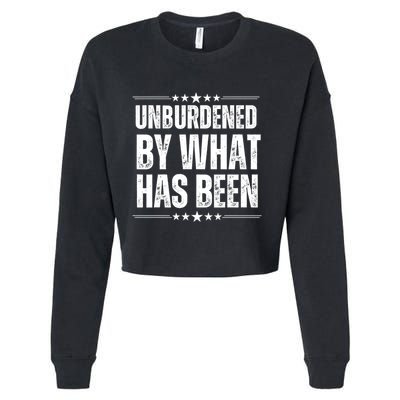 Unburdened By What Has Been Cropped Pullover Crew