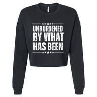 Unburdened By What Has Been Cropped Pullover Crew