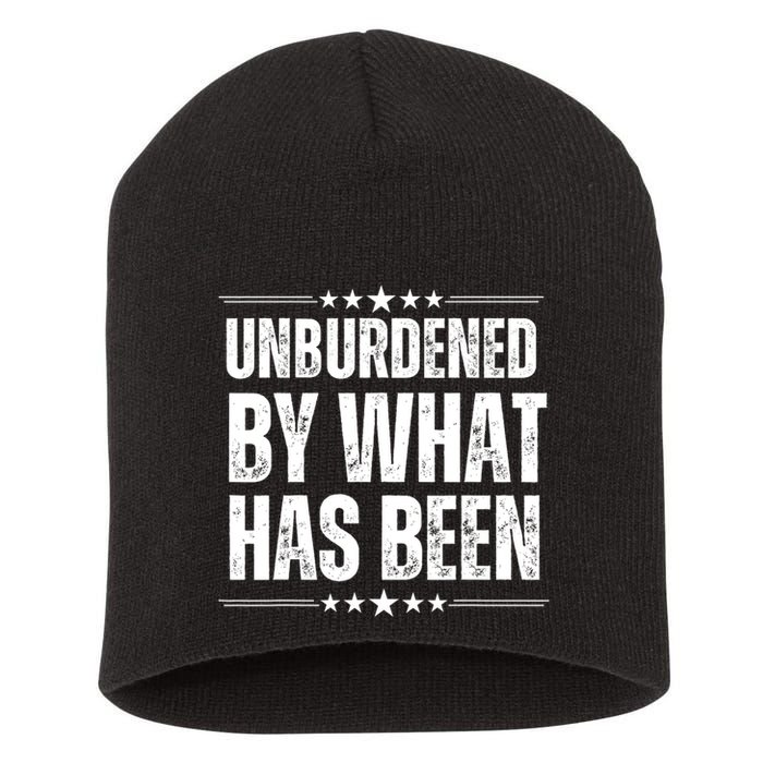 Unburdened By What Has Been Short Acrylic Beanie