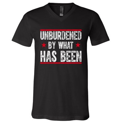 Unburdened By What Has Been V-Neck T-Shirt