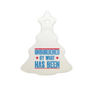 Unburdened By What Has Been Ceramic Tree Ornament