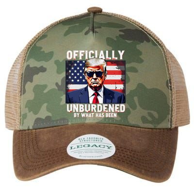 Unburdened By What Has Been Legacy Tie Dye Trucker Hat