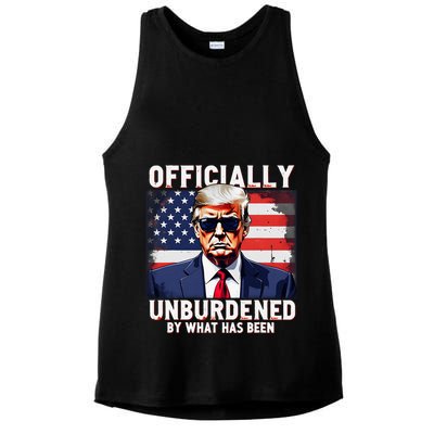 Unburdened By What Has Been Ladies PosiCharge Tri-Blend Wicking Tank