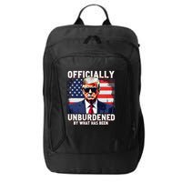 Unburdened By What Has Been City Backpack