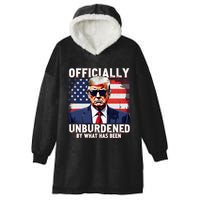 Unburdened By What Has Been Hooded Wearable Blanket