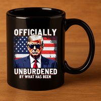 Unburdened By What Has Been 11oz C Handle Ceramic Mug
