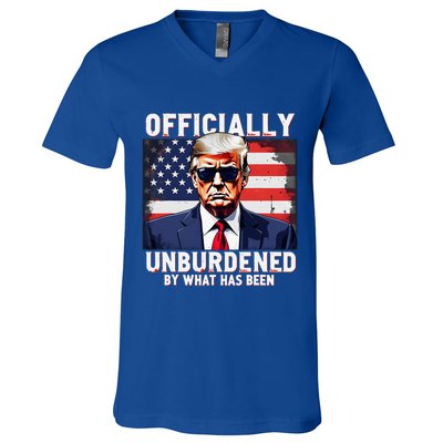 Unburdened By What Has Been V-Neck T-Shirt