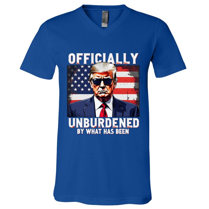 Unburdened By What Has Been V-Neck T-Shirt