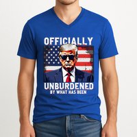 Unburdened By What Has Been V-Neck T-Shirt