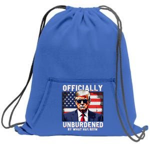 Unburdened By What Has Been Sweatshirt Cinch Pack Bag