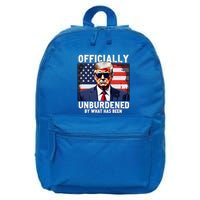 Unburdened By What Has Been 16 in Basic Backpack