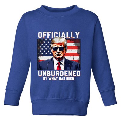 Unburdened By What Has Been Toddler Sweatshirt