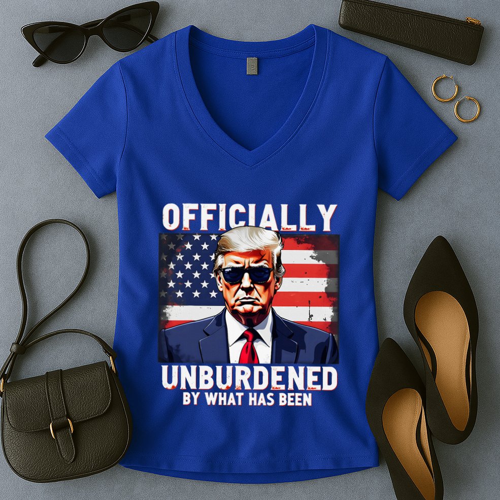 Unburdened By What Has Been Women's V-Neck T-Shirt
