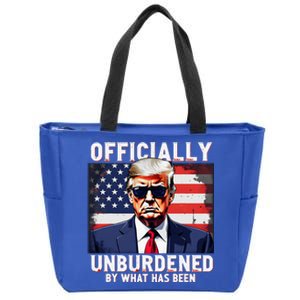 Unburdened By What Has Been Zip Tote Bag