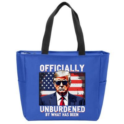 Unburdened By What Has Been Zip Tote Bag