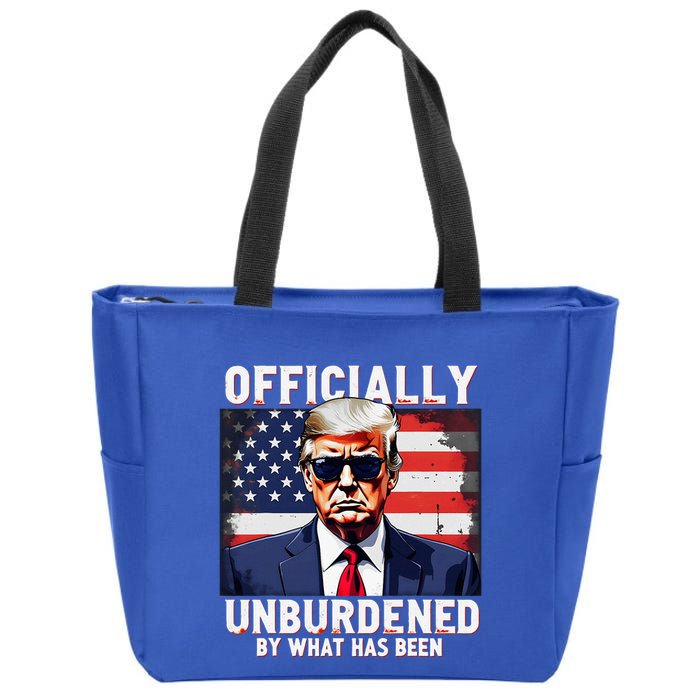 Unburdened By What Has Been Zip Tote Bag