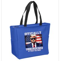 Unburdened By What Has Been Zip Tote Bag