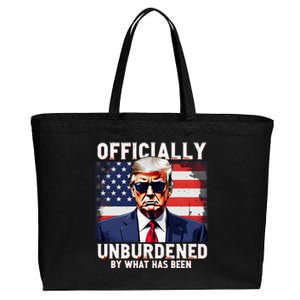 Unburdened By What Has Been Cotton Canvas Jumbo Tote