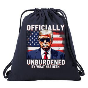 Unburdened By What Has Been Drawstring Bag