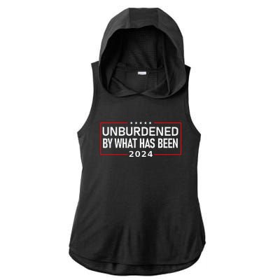 Unburdened By What Has Been 2024 Ladies PosiCharge Tri-Blend Wicking Draft Hoodie Tank