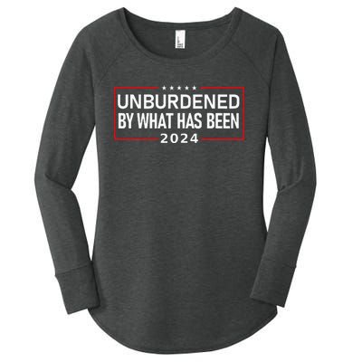 Unburdened By What Has Been 2024 Women's Perfect Tri Tunic Long Sleeve Shirt