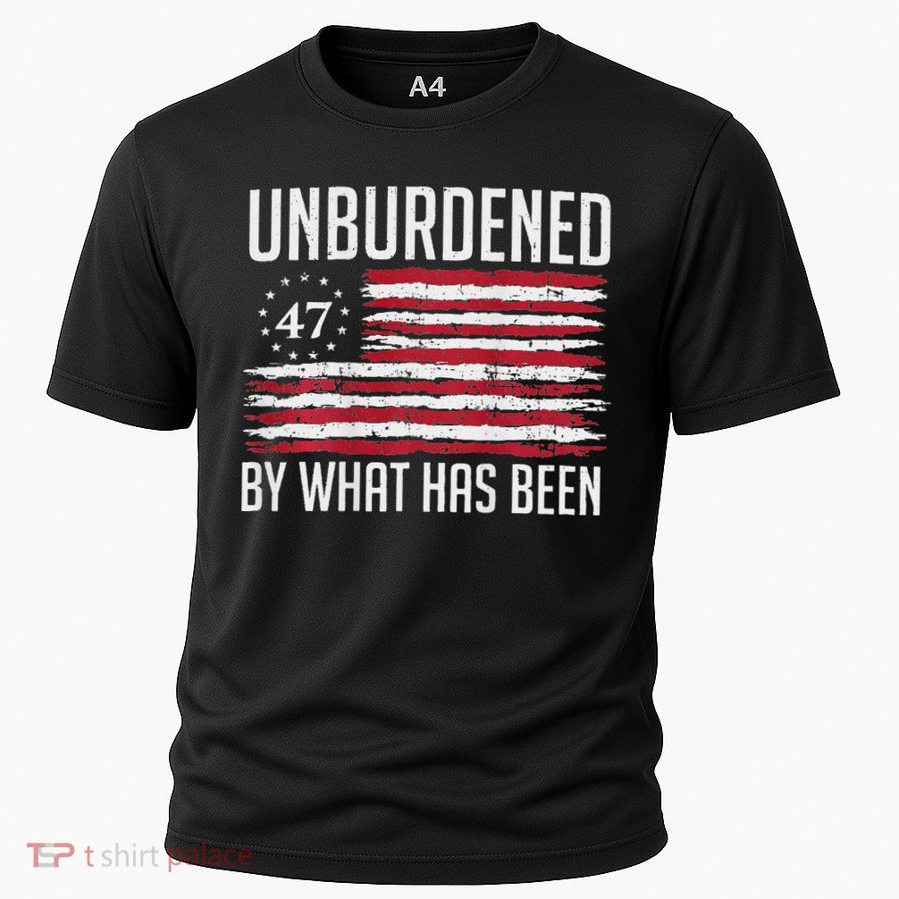Unburdened By What Has Been Trump 47 Retro Us Flag Performance Shirt