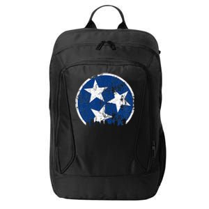 Unique Blue & White Tennessee State Flag Nashville Skyline City Backpack