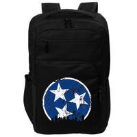 Unique Blue & White Tennessee State Flag Nashville Skyline Impact Tech Backpack