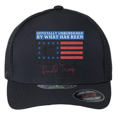 Unburdened By What Has Been Trump Victory Flexfit Unipanel Trucker Cap