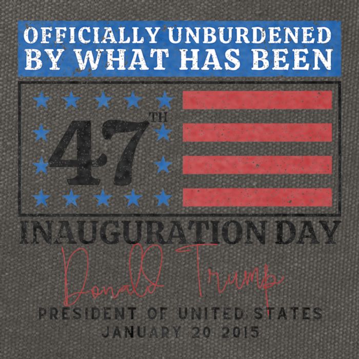 Unburdened By What Has Been Trump Victory Cotton Canvas Backpack