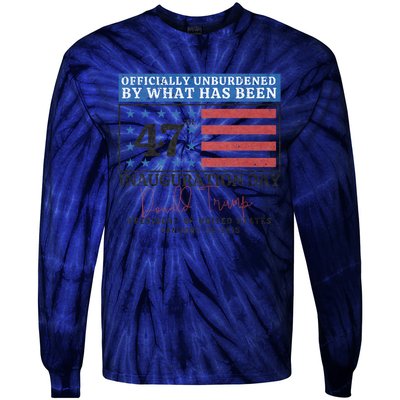 Unburdened By What Has Been Trump Victory Tie-Dye Long Sleeve Shirt