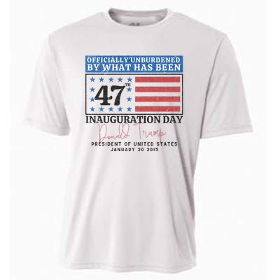 Unburdened By What Has Been Trump Victory Cooling Performance Crew T-Shirt