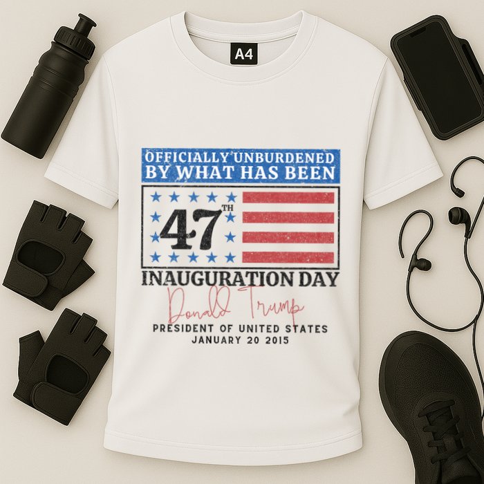 Unburdened By What Has Been Trump Victory Cooling Performance Crew T-Shirt