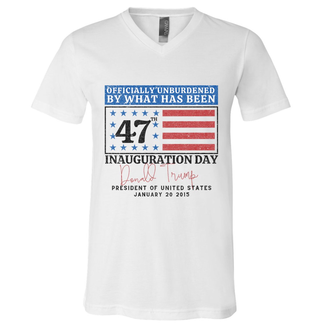 Unburdened By What Has Been Trump Victory V-Neck T-Shirt