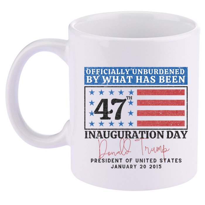 Unburdened By What Has Been Trump Victory 11oz C Handle Ceramic Mug