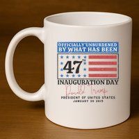 Unburdened By What Has Been Trump Victory 11oz C Handle Ceramic Mug