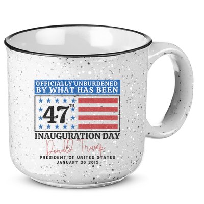 Unburdened By What Has Been Trump Victory 15oz Campfire Ceramic Mug