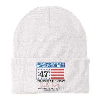 Unburdened By What Has Been Trump Victory Knit Cap Winter Beanie