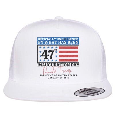 Unburdened By What Has Been Trump Victory Flat Bill Trucker Hat