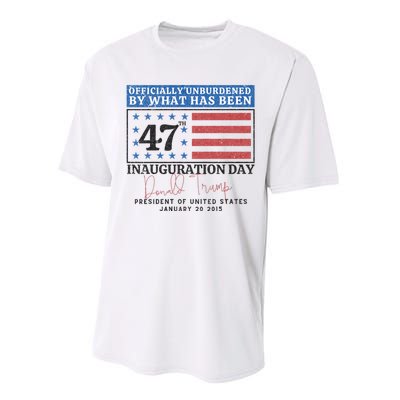 Unburdened By What Has Been Trump Victory Performance Sprint T-Shirt