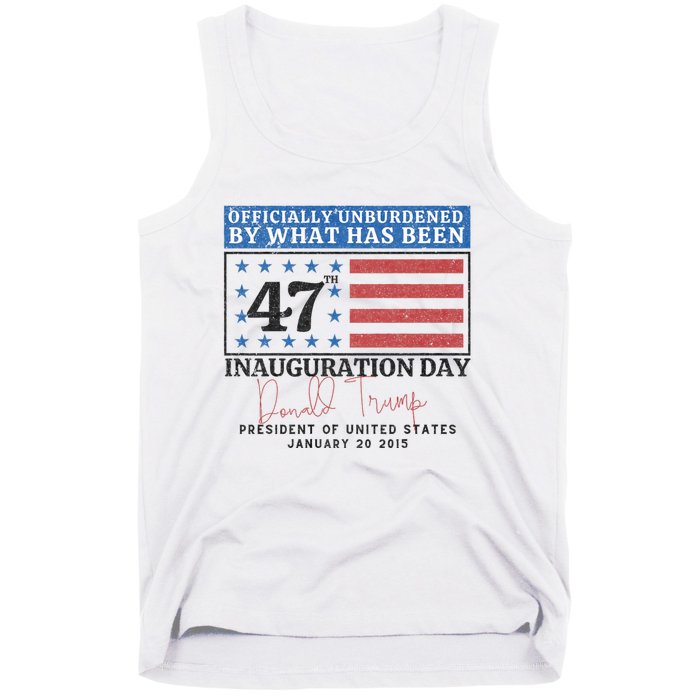 Unburdened By What Has Been Trump Victory Tank Top