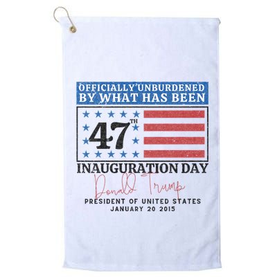 Unburdened By What Has Been Trump Victory Golf Towel
