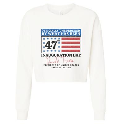 Unburdened By What Has Been Trump Victory Cropped Pullover Crew