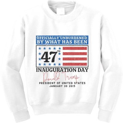 Unburdened By What Has Been Trump Victory Kids Sweatshirt