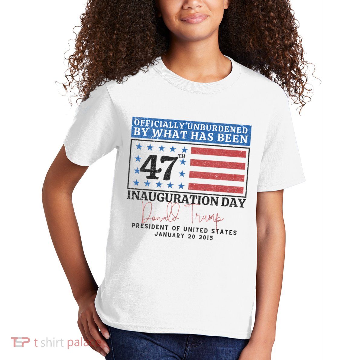 Unburdened By What Has Been Trump Victory Kids T-Shirt