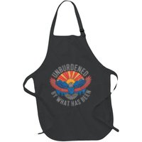 Unburdened By What Has Been Trump 2024 Bald Eagle Pocket Apron
