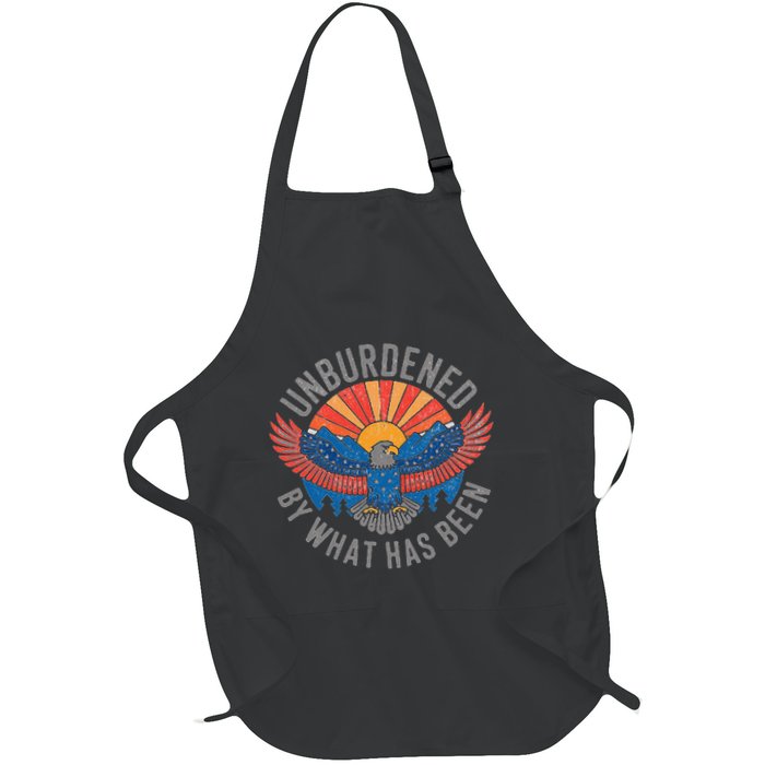 Unburdened By What Has Been Trump 2024 Bald Eagle Pocket Apron