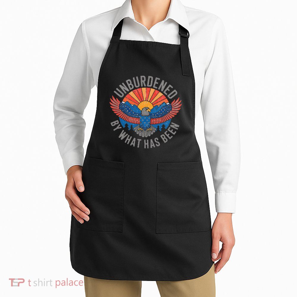 Unburdened By What Has Been Trump 2024 Bald Eagle Pocket Apron